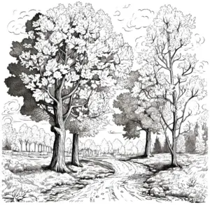 baeume-und-weg-in-der-natur