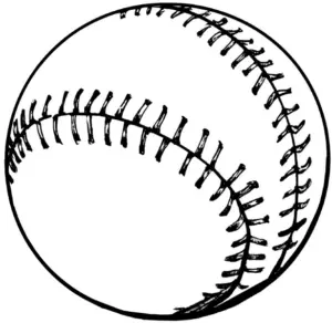 baseball-ausmalbild-mit-nahtlinien-und-runder-form