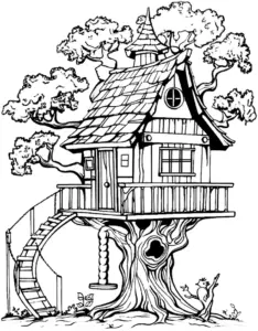 baumhaus-mit-treppe-und-pflanzen