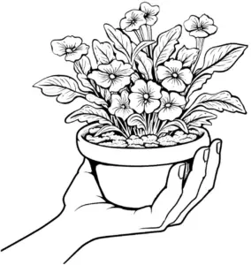 blumen-im-blumentopf-in-hand