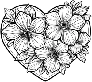 blumen-im-herz-ausmalbild