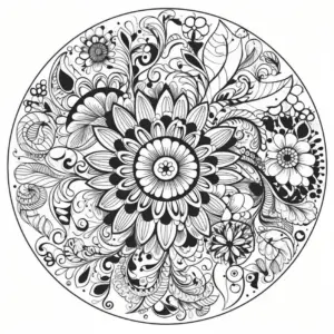 blumen-und-pflanzen-mandala-ausmalbild