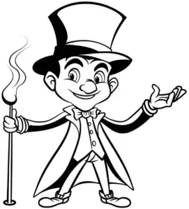 charmantes-zauberer-motiv-mit-hut-und-stock