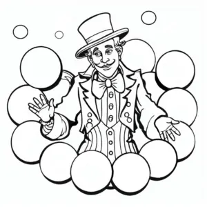 clown-mit-jonglierkugeln-ausmalbild