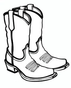 cowboy-schuhe-ausmalbild-vorlage