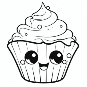 cupcake-ausmalbild-mit-grossem-gesicht