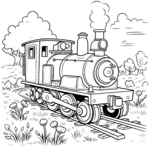dampflok-ausmalbild-in-malerischer-landschaft