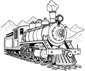 dampflokomotive-ausmalbild-mit-bergen