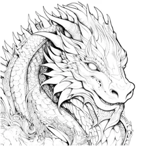 drachen-ausmalbild-mit-detaillierten-mustern-und-formen
