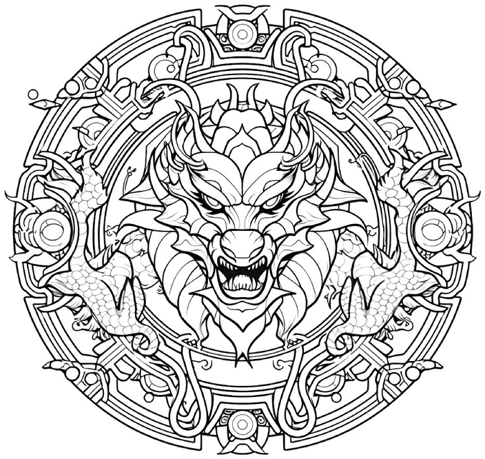 drachen-mandala-ausmalbild-kunstvolle-muster