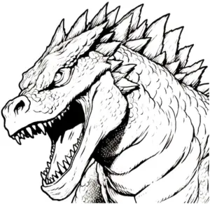 drachenkopf-mit-stacheln-und-scharfen-zaehnen