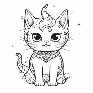 ein-ausmalbild-von-einer-katze-mit-einhorn-horn