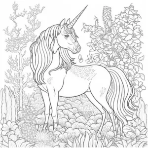 einhorn-in-zauberhafter-naturumgebung