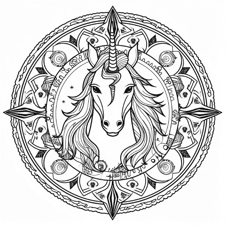 einhorn-mandala-ausmalbild-mit-symmetrischen-mustern