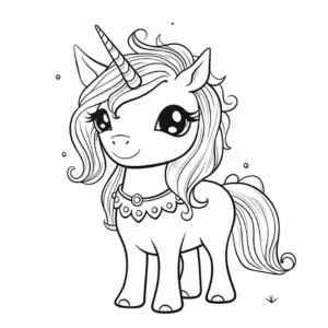 einladung-einhorn-mit-schmuck-und-maehne