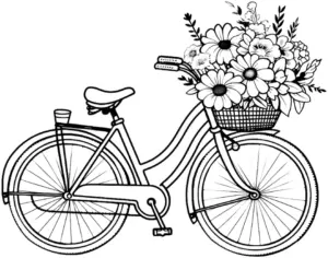 fahrrad-mit-korb-voller-blumen