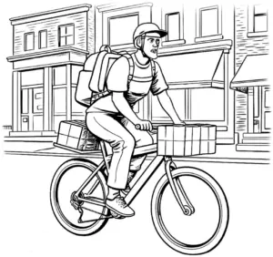 fahrradfahrer-mit-paketen-in-der-stadt