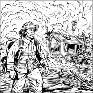 feuerwehrmann-in-brennender-landschaft