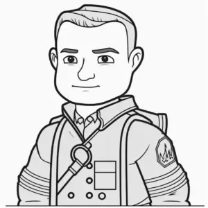 feuerwehrmann-in-einsatzuniform-ausmalbild