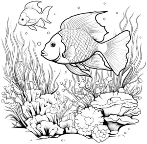 fische-in-unterwasserlandschaft-ausmalbild