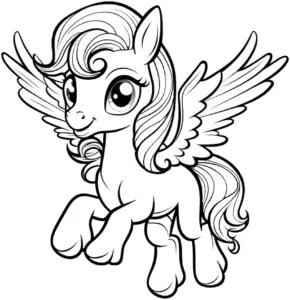 flauschiger-pegasus-ausmalbild-mit-grossen-fluegeln