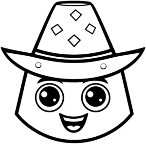 freundliche-figur-mit-hut-ausmalbild-illustration