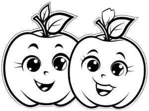froehliche-aepfel-ausmalbild-mit-gesichtern