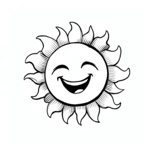 froehliche-sonne-mit-strahlenden-sonnenstrahlen