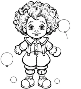 froehlicher-clown-mit-luftballons-ausmalbild