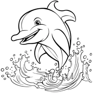 froehlicher-delphin-mit-spritzenden-wellen