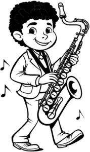 fröhlicher-junge-mit-saxophon-und-noten