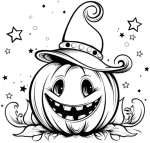 froehlicher-kuerbis-mit-hexenhut