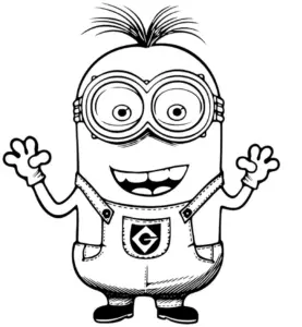 fröhlicher-minion-mit-latzhose-und-brille