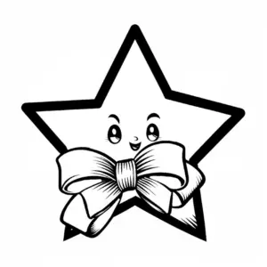 froehlicher-stern-mit-band-ausmalbild