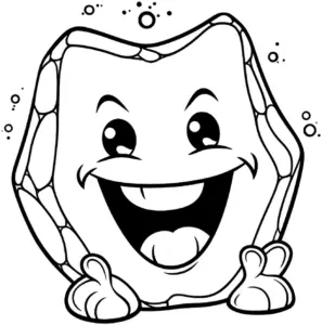 froehlicher-zahn-ausmalbild-mit-blasen