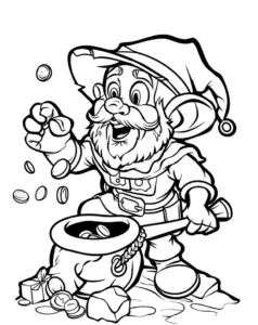 froehlicher-zwerg-mit-goldmuenzen-und-geschenken