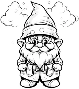 fröhlicher-zwerg-mit-wolken-ausmalbild