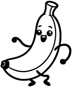 froehliches-ausmalbild-einer-tanzenden-banana
