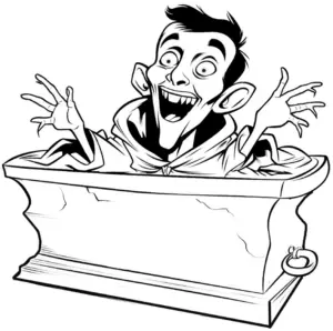 froehliches-ausmalbild-mit-halloween-figur-aus-grabstein