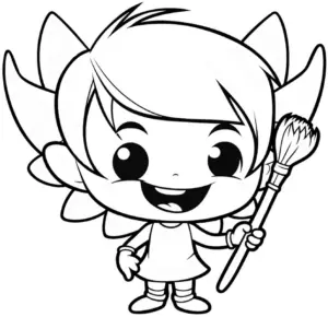 fröhliches-elfchen-mit-pinsel-und-flügeln