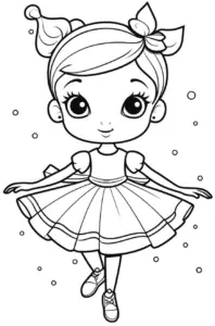 froehliches-maedchen-ausmalbild-mit-tanzbewegung-und-luftblasen