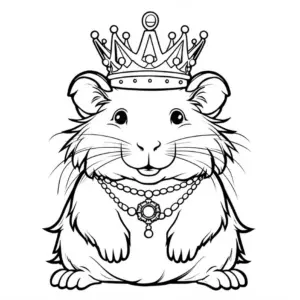 fröhliches-meerschweinchen-mit-krone-und-schmuck