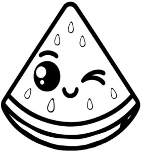 froehliches-wassermelonenstueck-ausmalbild