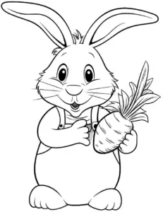 fruehling-hase-mit-karotte-ausmalbild