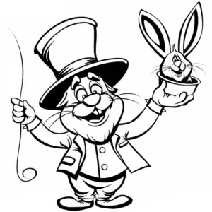 fruehling-magischer-zauberer-mit-hasen-im-hut