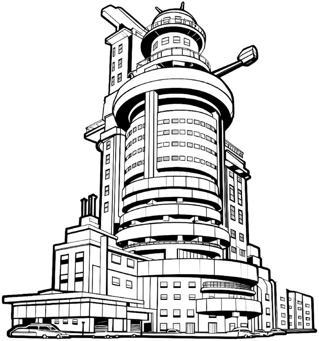 futuristisches-architektur-ausmalbild-mit-geometrischen-formen