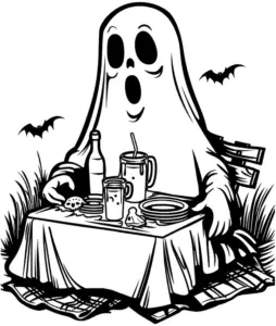 geist-am-picknicktisch-mit-snacks-und-getraenken