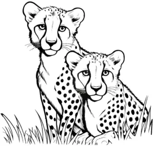 gepard-ausmalbild-mit-naturmotiven