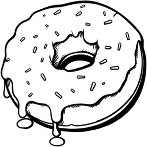 glasierter-donut-ausmalbild-mit-bunten-streuseln