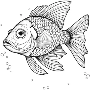 goldfisch-ausmalbild-mit-feinen-details